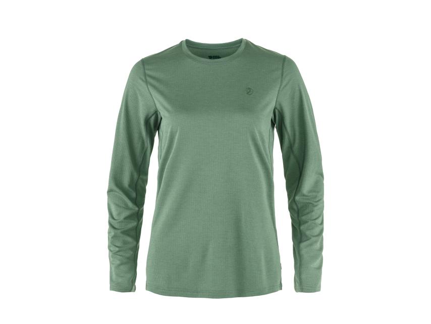 Fjällraven Abisko Day Hike Damen Longshirt Patina Green 1