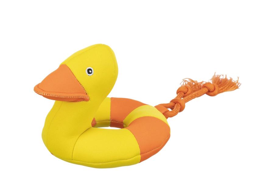 Aqua Toy schwimmfähige Ente mit Seil 1