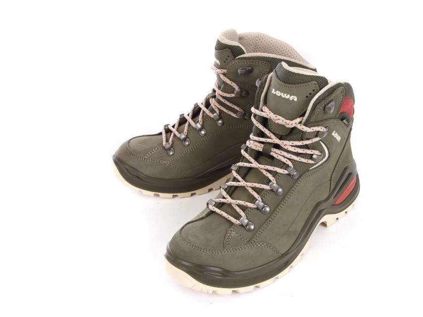 Lowa Renegade EVO GTX® MID Damenschuh graugrün/panna 1