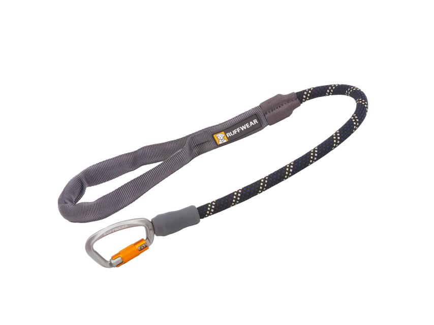 Ruffwear Knot-a-Long™ Kurzführer Hundeleine Obsidian Black/blau 1