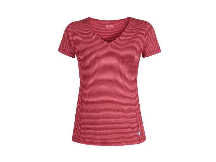 Fjällräven Abisko Cool Damen T-Shirt ox red 1