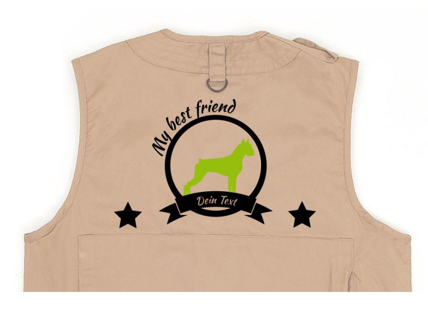 Boxer Hundesport Weste khaki Best Friend 1