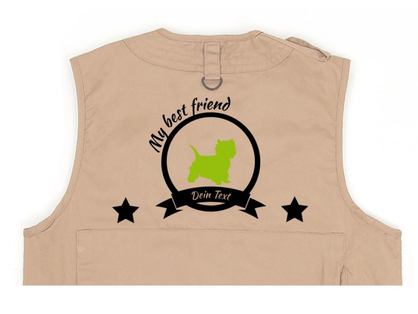 Malteser Hundesport Weste khaki Best Friend 1