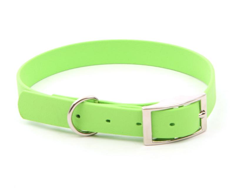 Captain’s Biothane Hundehalsband apple green 19mm breit 1