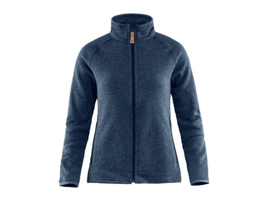 Fjällräven Övik Fleece Damenjacke navy 1