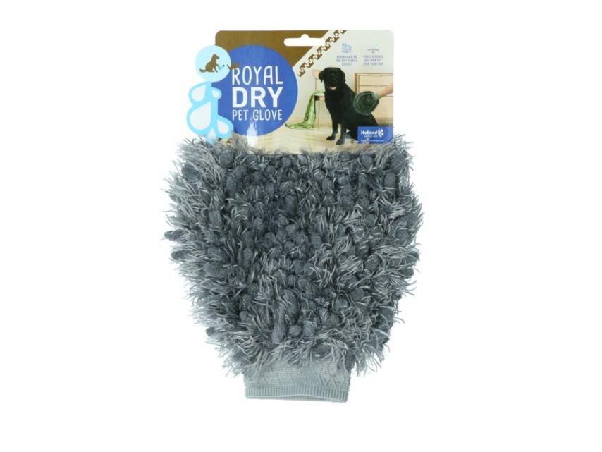 Royal Dry Pet Glove Trocken- und Pflegehandschuh für Hunde 1