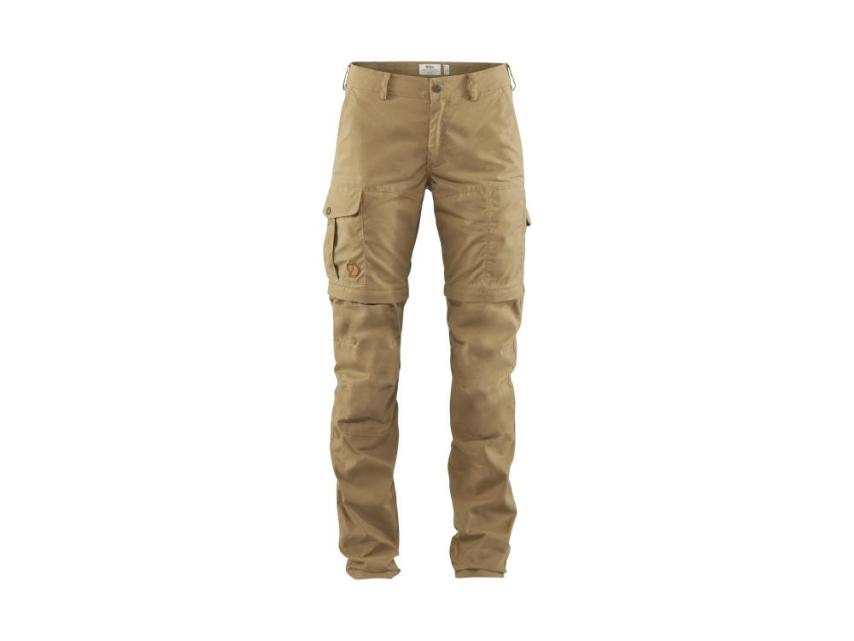 Fjällräven Karla Pro Zip-Off Damenhose dark sand 1