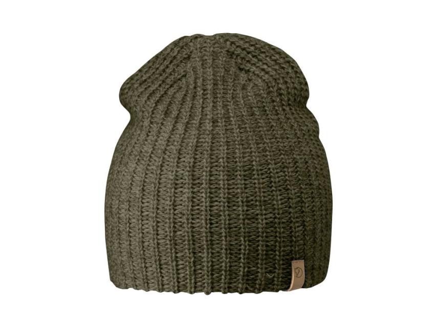 Fjällräven Övik Melange Beanie Strickmütze Laurel Green 1