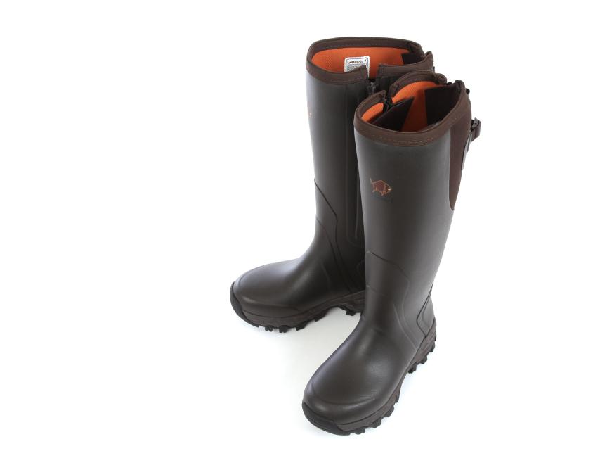 Gateway Moor Country Lady side-zip Gummistiefel dark brown 1