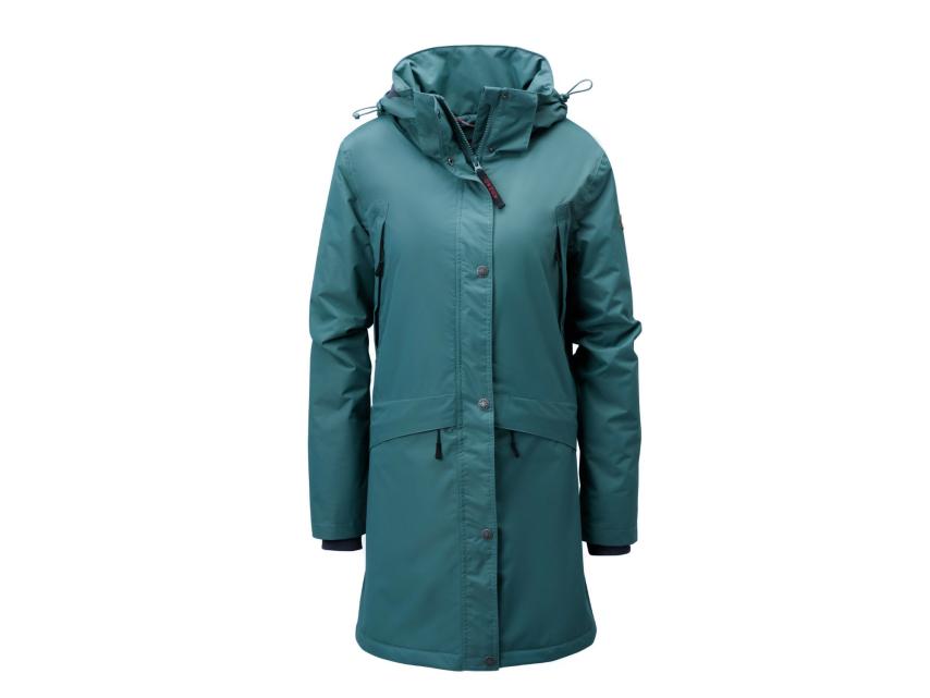 Owney Comoda Damen-Winterparka pine green 1