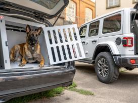 KS Bond Aluminium Hundetransportbox Grey Metallic 10