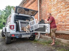 KS Bond Aluminium Hundetransportbox Grey Metallic 11