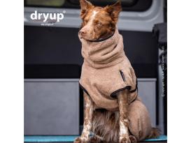 Dryup Cape Hundebademantel coffee 2