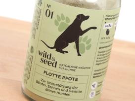 Wild & Seed Flotte Pfote Kräutermischung für Hunde 2