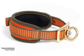 Niggeloh Schweißhalsung Hundehalsband Premium Neopren orange 2