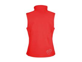 Hund & Outdoor Softshell Hundeweste Damen rot 2