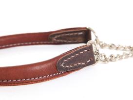 Yakleder Hundehalsband braun 2