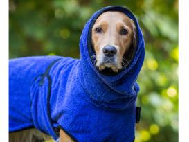 Dryup Cape Hundebademantel blueberry 2