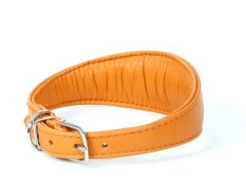 Windhunde Halsband Luxor Nappaleder cognac 2