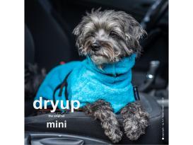 Dryup Cape Hundebademantel Mini Cyan 2