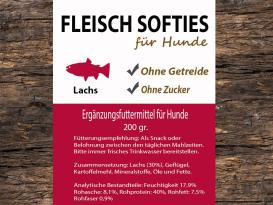 Fleisch Softies Lachs 200g 2