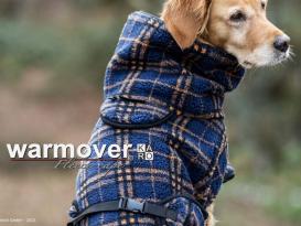 Warmover Karo Fleece Cape für Hunde 2