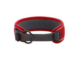 Hunter Divo Hundehalsband rot/grau 2