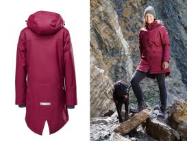 Owney Comoda Damen-Winterparka bordeaux 2