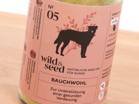 Wild & Seed Bauchwohl Kräutermischung für Hunde