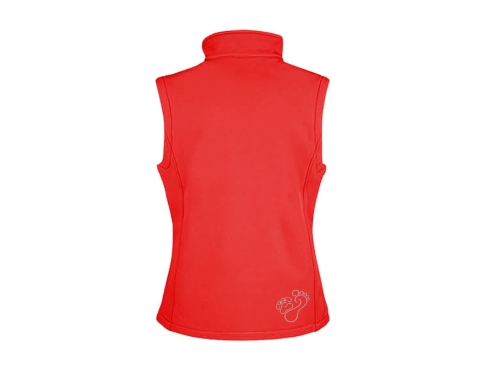 Hund & Outdoor Softshell Hundeweste Damen rot