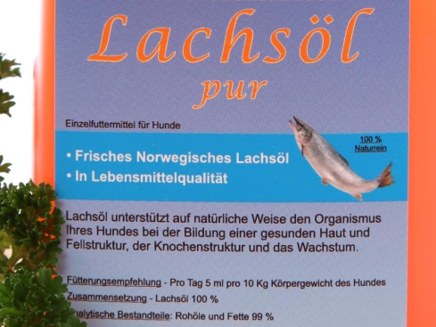 Frisches Norwegisches Lachsöl