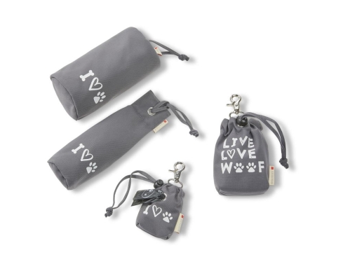 Wolters Poopy Bag Holder Kotbeuteltasche dunkelgrau