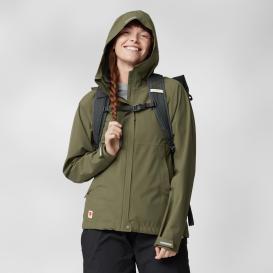 Fjällräven High Coast Regenjacke für Damen laurel green 3