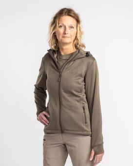 Pinewood Finnveden Damen Hoodie Olive 3