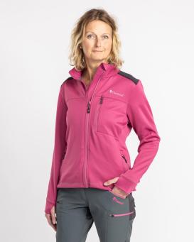 Pinewood Abisko Power Fleece Damenjacke pink 3