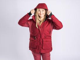 Pinewood DogSports Trainerin Damenjacke Dark Tomato Red 3