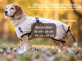 Dryup Cape Hundebademantel Mini braun 3