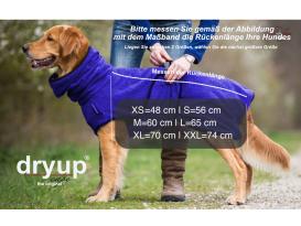 Dryup Cape Hundebademantel blueberry 3