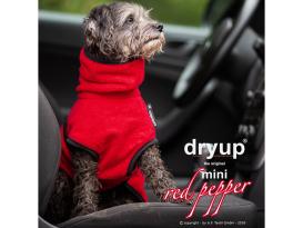 Dryup Cape Hundebademantel Mini red pepper 3