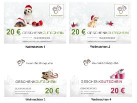 hundeshop.de Geschenk Gutschein per Mail 3