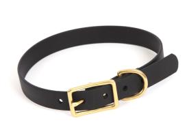 Captain’s Biothane Hundehalsband schwarz 16mm breit 3