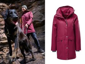 Owney Comoda Damen-Winterparka bordeaux 3