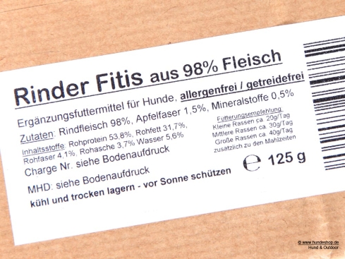 Keksdieb Rinder-Fitis für Hunde getreidefrei