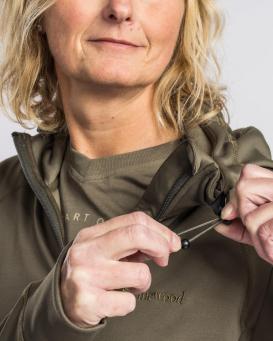 Pinewood Finnveden Damen Hoodie Olive 4