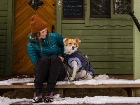 Ruffwear Hemp Hound™ Sweater für Hunde Slate Blue 4