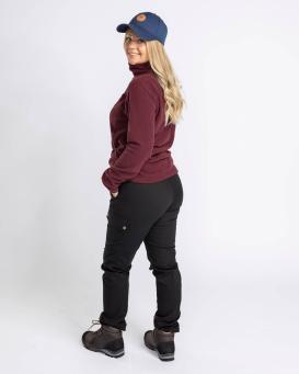 Pinewood® Tiveden Fleece Sweater Damen Earth Plum 4