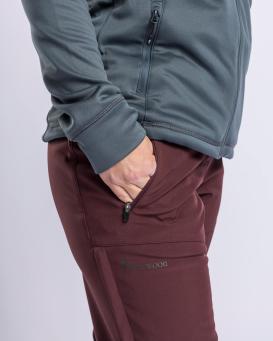 Pinewood Wilda Stretch Shell Damenhose Earth Plum 4