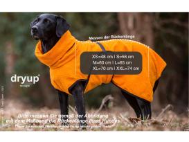 Dryup Cape Hundebademantel clementine 4