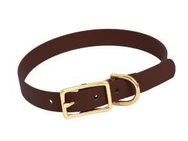 Captain’s Biothane Hundehalsband dunkelbraun 19mm breit 4