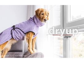 Dryup Cape Hundebademantel lavendel 4